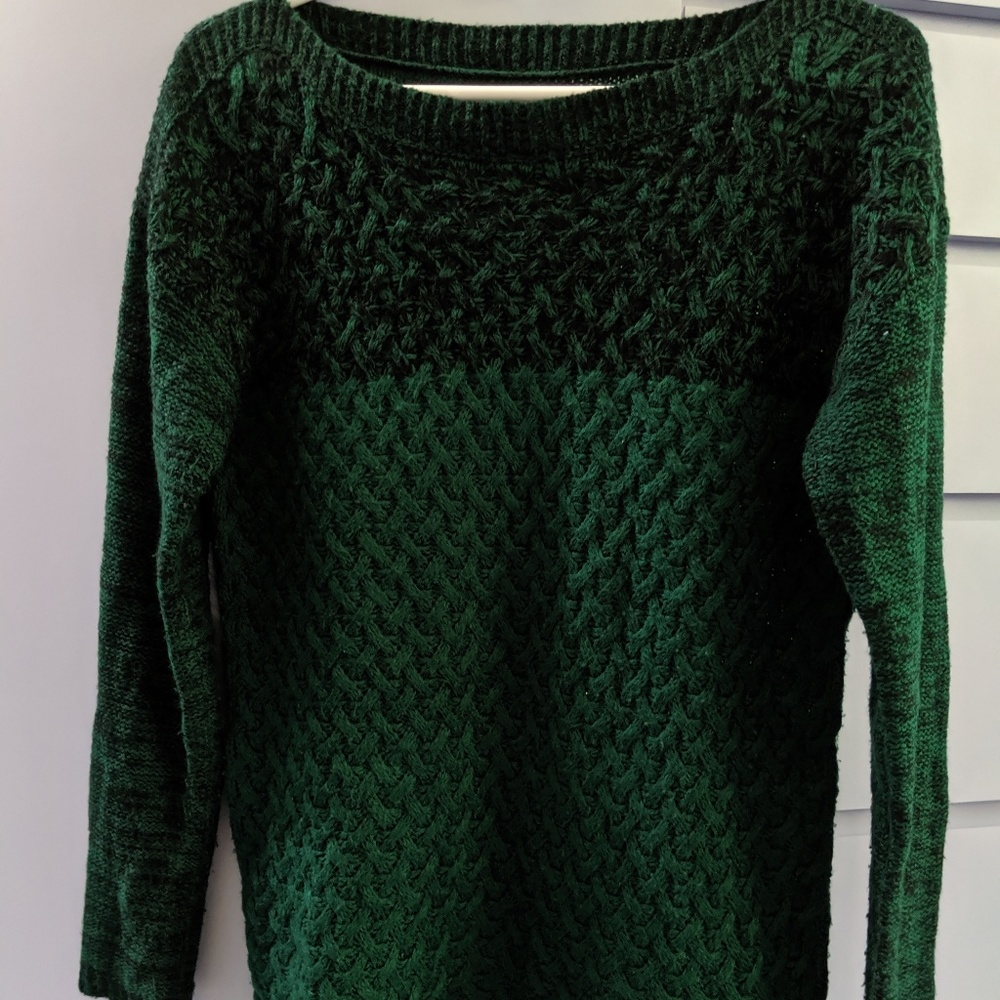 It's Our Time Forest Green Knitted Sweater